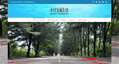 Desktop Screenshot of ensisgroup.com