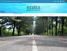 Tablet Screenshot of ensisgroup.com